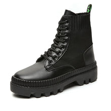 Load image into Gallery viewer, Men&#39;s Platform Leather Ankle Boots
