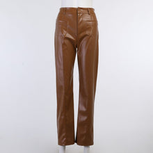 Load image into Gallery viewer, Women&#39;s Vintage Faux Leather Pants
