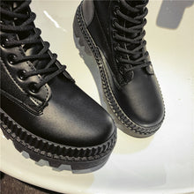 Load image into Gallery viewer, Men&#39;s Platform Leather Ankle Boots
