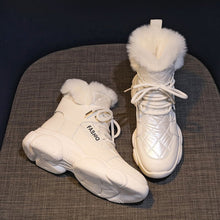 Load image into Gallery viewer, Women&#39;s Platform Padded High Top Boots
