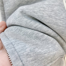 Load image into Gallery viewer, Women&#39;s Grey Casual Cropped Hoodie

