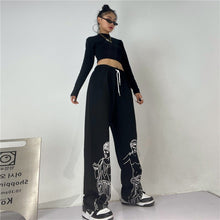 Load image into Gallery viewer, Women&#39;s Retro Print Wide Leg Pants
