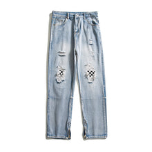 Load image into Gallery viewer, Men&#39;s Ripped Denim Jeans
