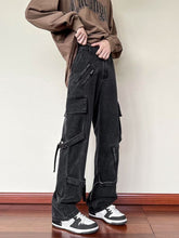 Load image into Gallery viewer, Men&#39;s Ribbon Cargo Jeans
