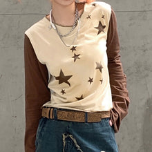 Load image into Gallery viewer, Women&#39;s Star Printed Long Sleeve
