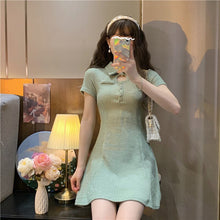 Load image into Gallery viewer, Women&#39;s Knitted Mini Dress
