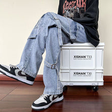 Load image into Gallery viewer, Men&#39;s Ribbon Cargo Jeans
