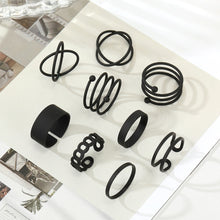 Load image into Gallery viewer, Women&#39;s Minimalist Geometric Rings Set
