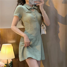 Load image into Gallery viewer, Women&#39;s Knitted Mini Dress
