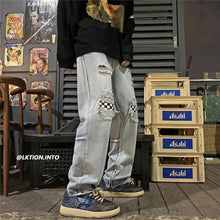 Load image into Gallery viewer, Men&#39;s Ripped Denim Jeans
