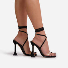 Load image into Gallery viewer, Women&#39;s Ankle Lace Up High Heels
