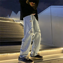 Load image into Gallery viewer, Men&#39;s Ripped Denim Jeans
