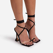 Load image into Gallery viewer, Women&#39;s Ankle Lace Up High Heels
