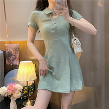Load image into Gallery viewer, Women&#39;s Knitted Mini Dress

